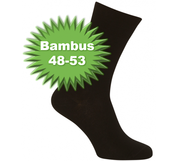 Sorte Bambussokker størrelse 48-53