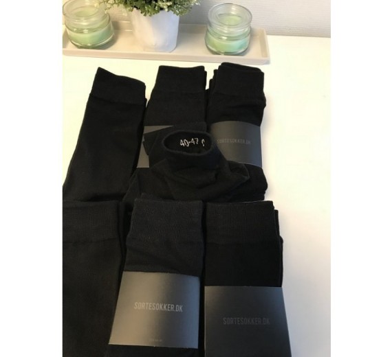 SortesokkerBomuldstr4047-01 SortesokkerBomuldstr4047-01