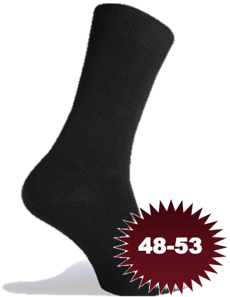 Sorte sokker strømper størrelse 48-53