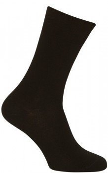 Sorte børnestrømper (Økologisk bomuld str. 31-33)