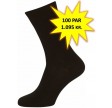 100 Par Gode Sorte Sokker (100-pak)