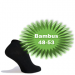Bambus Ankelstrømper (Korte Strømper) Sort - Str. 48-53